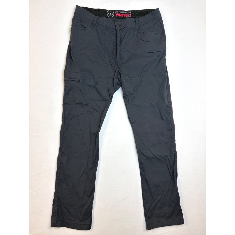 Wrangler ATG All Terrain Gear Mens Black Utility Hiking Pants 42x34 Performance